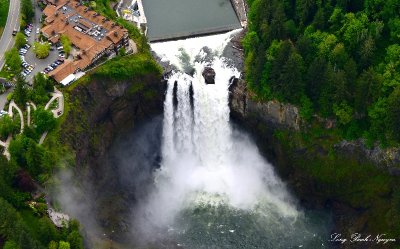 Snoqualmie Falls, Salish Lodge, PSE powerhouse, Observation Point, Snoqualmie, WA  