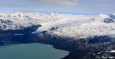 Tustumena Glacier and Lake, Kenai Fjords National Park, Alaska 