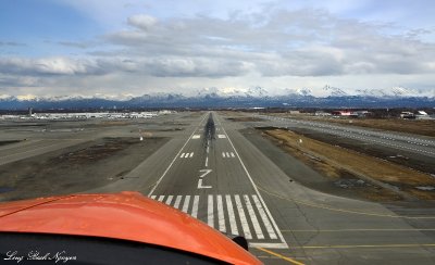 Anchorage Airport, Anchorage, Chugach Mountains, AK 