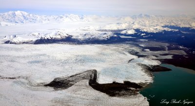 Bering Glacier, Grindle Hills, Hanna Lake, Kalakh River, Robinson Mts, AK 