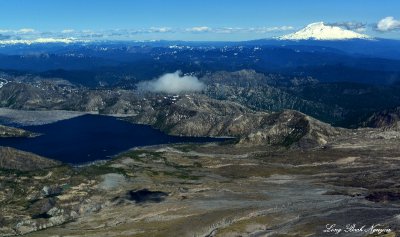 Blast Area, Spirit Lake, Mt Adams, Mt St Helens, Volcanic Monument, Washington  