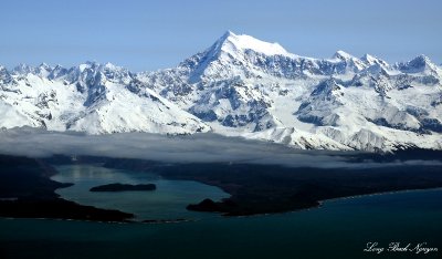 Lituya Bay, Cascade Glacier, Crillon Glacier, Mt Crillon, Glacier Bay NP, Alaska 