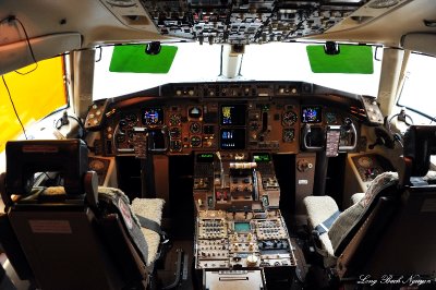 Air Force 2 Cockpit,  80002, Boeing 757, Boeing Field, Seattle 