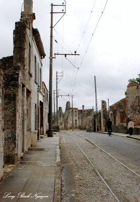 ruins of Oradour-sur-Glane, France  