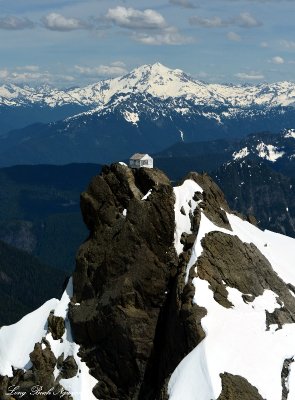 Three Fingers Hut ,Three Fingers Mountains, Glacier Peak, Cascade Mountains, Washington  