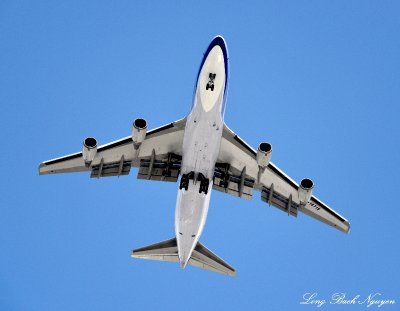 Boeing 747, Over Boeing Field, Seattle, Washington