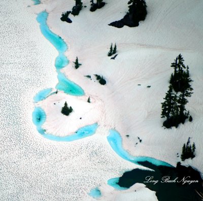 Twin Lakes, Columbia Peak, Cascade Mountians, Washington 