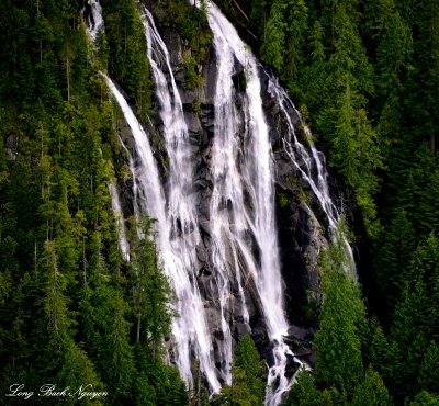 Bridal Veil Falls, Bridal Veil Creek, Lake Serene, Mt Index, Washington  