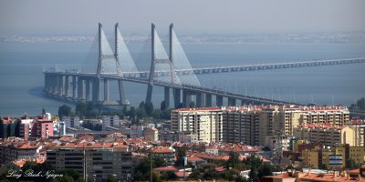 Vasco da Gama Bridge, Lisbon, Portugal  