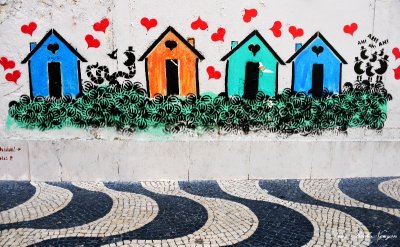 four little houses, Cascais, Portugal 