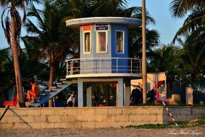 Lifeguard station, Sao Bien Public Beach, Da Nang 