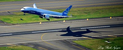 Test Flight of Boeing 787-9, Boeing Field, Seattle  