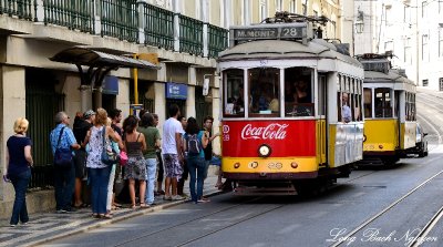 Tram 28, Rue da Conceicao, Lisbon, Portugal  