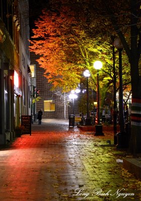 Friday night in Iowa City, Iowa  