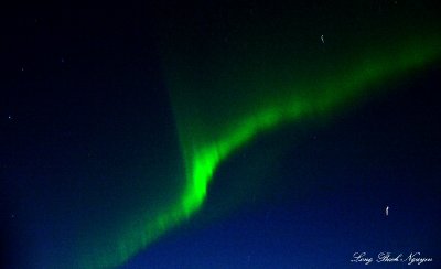Northern Light over North Atlantic, Iceland