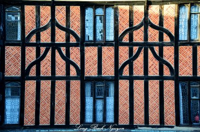 wood pattern windows Windsor Castle