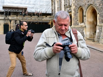 Pbase Friend Martin and his Fuji camera  