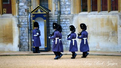 Changing the guard Windor Castle England  
