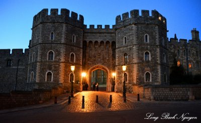 Gate Windsor Castle, England 