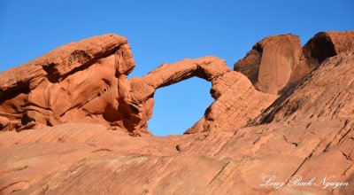 Natural Arch Valley of Fire State Park Overton Nevada  