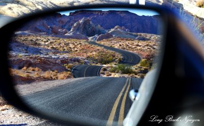 Scenic Route Valley of Fire State Park Nevada  