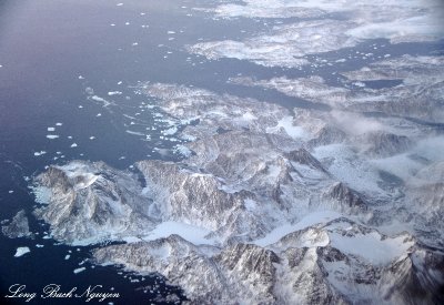 Fjords and Iceberg Greenland  