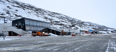 buildings at Sondre Stromfjord airport, Greenland