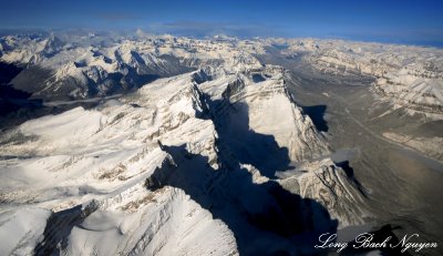 Stairway Peak, Mount Synge, Aiguille Peak, Mount Chephren, Canada  
