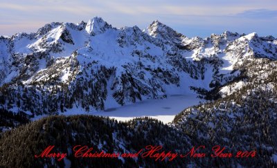 Snow Lake, Kaleetan Peak, Chair Peak, Cascade Mountains, Washington  