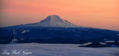 Mount Adams, Sunset, Cascade Mountains, Washington  