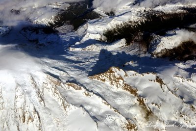 Columbia Crest, Mount Rainier, Little Tahoma, Wintrop Glacier, Emmons Glacier, Washington 
