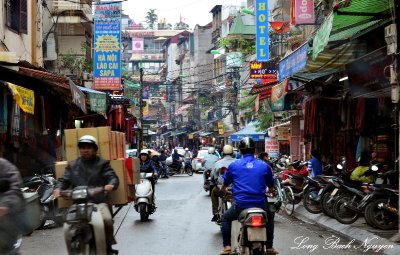 Busy Liet Street, Hanoi Old Quarter, Hanoi, Vietnam  