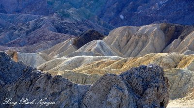 Tri-color landscape, Death Valley National Park, California  