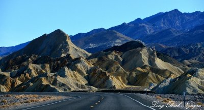 Colorful landscape, Death Valley National Park, California  