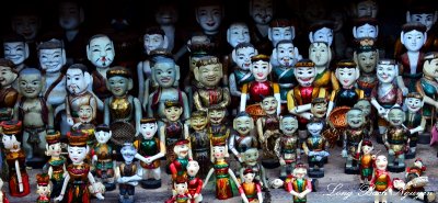 Faces of Water Puppet, Hanoi, Vietnam  