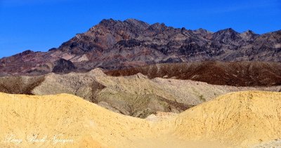 changes in color, Death Valley National Park, California 