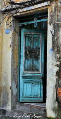 Turquoise Door, Hanoi, Vietnam  