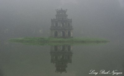 Turtle Tower, Lake Guom, Hanoi, Vietnam  