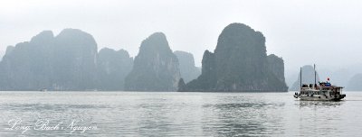 scenic route around Ha Long Bay, Vietnam 