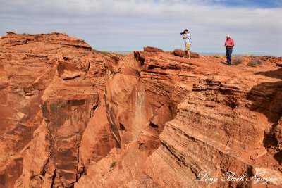 Charlie and Joshua, Horseshoe Bend Overlook, Arizona  