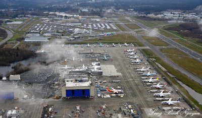 Paine Field Boeing Airplane Company Everett Washington  