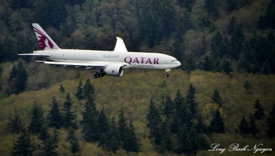 QATAR Cargo, Boeing 777, Paine Field, Everett, Washington  