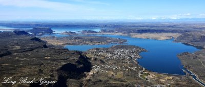 Electric City, Grand Coulee Airport, Banks Lake, Steamboat Rock, Washington 