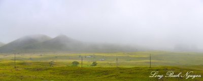 Low cloud over Saddle Road, Big Island, Hawaii