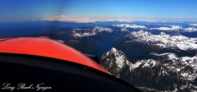 Chichagof Island, Cross Sound, Mt La Perouse, Mt Fairweather, Glacier Bay National Monument, Alaska  