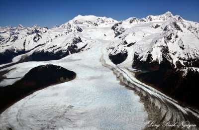 La Perouse Glacier, Mount Dagelet, Mount Crillon, Fairweather Range, Glacier Bay National Park, Alaska