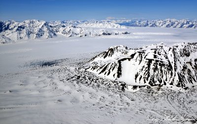 Bering Glacier, Bagley Ice Field, Waxell Ridge, Chugach Mountains, Alaska  