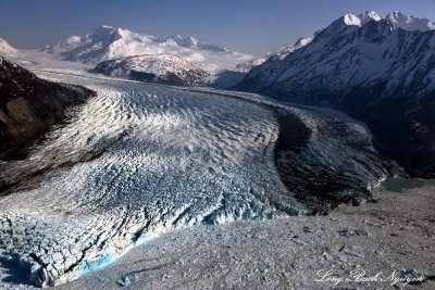  Colony Glacier, Inner Lake George, Mount Gilbert, Mount Muir, Chugach Mountains Range, Alaska