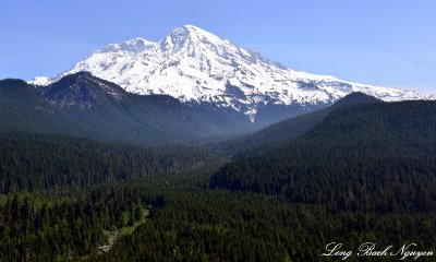  Kautz Creek, Rampart Ridge, Satulick Mountain, Kautz Glacier, Mount Rainier, Washington 