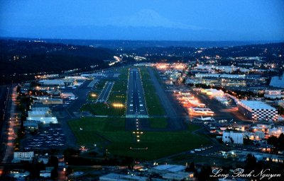 Boeing Field, King County International Airport, Mount Rainier, Seattle, Washington 